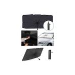 Mini Cooper, Fiat 500, Smart Fortwo, Hyundai I10, Kia Picanto Uyumlu Oto Şemsiye - Tek Renk - Şeffaf