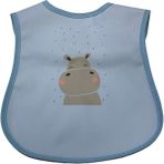 Mini Damla Mama Önlüğü Baskılı Mavi - 0 - 1,5 Yaş