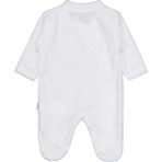 Mini Damla Minidamla Kız Ayı Tavşan Nakış Fermuarlı 1-6 Ay Tulum - Ekru 6-9 Ay - 6 - 9 Ay
