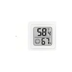 Mini Dijital Termometre ve Nem Ölçer LCD Ekranlı - Beyaz