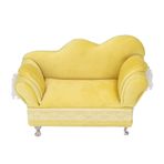 Mini Dollhouse Sandalye Mücevher Kutusu, Flanelette Mobilya Depolama Bebek Evi Dekorasyonu Ve Dollhouse Sofa Mobilya, Karton Flanelet Mücevher Kutusu, Masaüstü JE (Chaise Longue