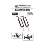 Mini Drone Motoru 2 Adet Çekirdeksiz Yüksek Hızlı Güçlü Deney Dc Dron Motoru Uçak Mini Drone Motoru Okul Helikopter