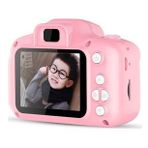 Mini Eğitici Çocuk Dijital Fotoğraf Makinesi 5 Adet Oyun+video+fotoğraf Çekimi Cmr9 (Pembe)
