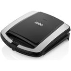 Mini Elektrikli Alüminyum Tost Makinesi, Siyah, 2 Yıl Garanti, 50/60 Hz - Ahşap