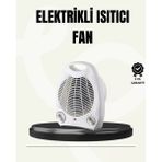 Mini Elektrikli Isıtıcı – Taşınabilir Fanlı Isıtma Sistemi Midastech - Çok Renkli