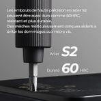 Mini Elektrikli Tornavida Seti, 25'i 1 Arada Hassas Elektrikli Tornavida, Manyetik S2 Çelik Uçlarl