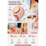 Mini Fan Taşınabilir USB Şarjlı Klipsli Yaka Fanı Portatif Sessiz El Vantilatörü Bel Çanta Gömlek Askılı Kullanım Serinletici Soğutucu Fan - Pembe