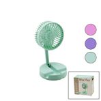 Mini Fan W-1630-a Sdr-b07 M.üstü Vantilatör Usb Şarjlı Katlanır Fan 12.5cm - Ayak 12.5cm 180 Derece