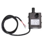 Mini Fırçasız Dalgıç Su Pompası, DC12V Fırçasız Motor Pompası Montaj Braketi Ile Peyzaj Çeşmeleri Için Düşük Gürültü Mikro Santrifüj Su Soğutma Pompası