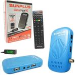 Mini Full Hd Wifi Uydu Alıcı, 2x Usb, Youtube, Hitech Astra Plus, Kırmızı Renk - Altın - Turkuaz