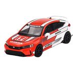 Mini Gt 1/64 Honda Civic TYPE R 2023 Pace Car Red Kız Erkek Çocuk Oyuncak Eğitici Oyuncaklar
