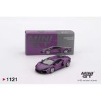 Mını Gt 1:64 Lamborghini Revuelto Viola 30th Matte Diecast Model Araba Mgt01121 Beyaz