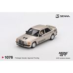 Mini Gt 1:64 Mercedes-benz 190e 2.3-16 11 Ayrton Senna Nürburgring 1984 Figürlü Model Araba Gri