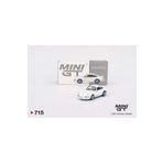 mini gt 1/64 Porsche 911 Carrera Rs 2.7 Grand Prix White With Blue Livery Mgt00715