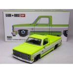 Mini Gt Kaido House /112 Chevrolet Silverado Kaido Flo Yellow V1 Model Araba