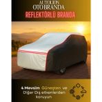 Mını Hardtop Cooper S Uyumlu Araba Brandası Gri Siyah Oto Dış Koruma( Kırmızı Dikişli )