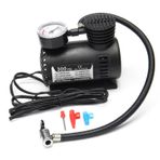 Mini Hava Kompresörü 12V Araç Tipi Çakmaklık Araba Bisiklet Teker Lastik Şambrel Top Şişirme 300 Psı