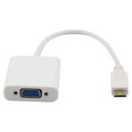 Mini Hdmi to VGA Çevirici Kablo Tablet Kamera Projeksiyon Uyumlu