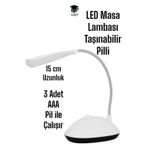 MİNİ Katlanabilir LED Masa Lambası PİLLİ
