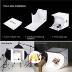 Mini katlanir Lightbox Fotoğraf Stüdyosu 22 Cm