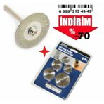 Mini Kesici Uç Ahşap Kesme Taşlama Disk Seti