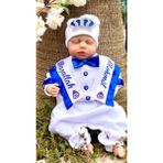 Mini Kiti (Isim Yazıyoruz) Isimli Maşallah Yazılı %100 Pamuk Çıtçıtlı Bebek Sünnet Tulum Mevlüt Kıyafeti - 00-Beyaz - 6 - 12 Ay