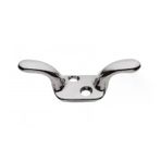 Mini koç boynuzu sarı üzeri kromaj 61x19 mm