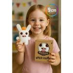Mini Koleksiyonluk ZURU Fuggler Baby Fuggs Komik Çirkin Peluş Oyuncak Rabid Rabbit Beyaz 9cm
