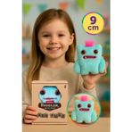 Mini Koleksiyonluk ZURU Fuggler Baby Fuggs Komik Çirkin Peluş Oyuncak Wide Eyed Weirdo Mavi 9cm