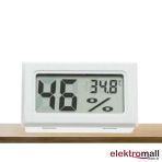 Mini Lcd Dijital Elektronik Beyaz Termometre Higrometre Sıcaklık Nem Ölçer (KABLOSUZ)