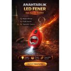 Mini Led Anahtarlık Fener Açacak Işıklı Şişe Açacak Anahtarlık 1 Adet