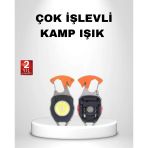 Mini Led Anahtarlık Fener – Şişe Açacağı, Tornavida, Düdük Ve Usb Şarj Özellikli