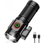 Mini Led El Feneri, 15W Güçlü Led Işık, 6 Farklı Işık Modu, Portatif ve Mıknatıslı Tasarım, 1200 mAh Batarya Kapasitesi, Dayanıklı Alüminyum Gövde, Taşıma Çantalı, Uzun Menzilli Şarjlı El Feneri