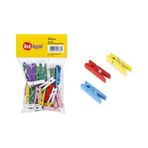 Mini Mandal Seti 25Mm Renkli Ahşap Mandal Seti 1 Paket
