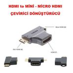 Mini - Micro Hdmi Çevirici Dönüştürücü Adaptör