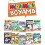 Mini Mini Boyama Kitabı Büyük Boy (10 Çeşit - 50 )