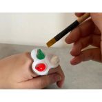 Mini Parmak Paleti – 3D Baskı Taşınabilir Boya Karıştırma Paleti
