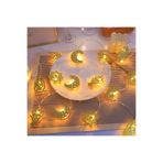 Mini Parti Ramazan LED Işık Sarkıt, 10 Ampul, 1,60 m, Sarı