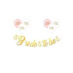 Mini Party Store Bride To Be Gold Balonlu Set, 322365898987450