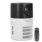 Mini Projektör TFT LCD Çift Fan Ev Video Film Projektörü, Taşınabilir Projektör, U DVD - DVD Bilgisayar için Projektör, 30000 Saat LED Ömrü (AB Fişi)