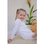 Mini Ropa Kız Bebek Çocuk Pijama Takımı Yıldızlı Mevsimlik Çocuk Pijama Takımı Yazlık Gecelik