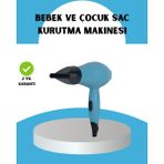Mini Saç Kurutma Makinesi – Sessiz, Güvenli ve Hafif – Çocuklar Için Özel Tasarım