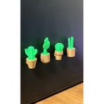 Mini Saksılı Bitkiler Mıknatıslı Buzdolabı Süsü