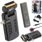Mini Scart Sd Uydu Alıcı Hq Tkgs Poke Banko - Siyah