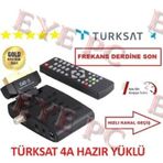 MİNİ SCART UYDU CİHAZI ALICISI - TÜRKSAT 4A YÜKLÜ HAZIR SIRALI