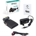 Mini Sd Uydu Alıcı, Scart Bağlantısı, Kompakt ve Kullanışlı Tasarım - Ahşap