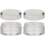 Mini Şeffaf Saklama Kutusu, 3,8cm, 10ML, 2'li Set - Altın