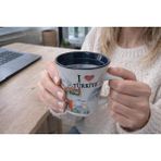Mini Seramik Bardak 100 ml – I Love Türkiye Desenli Küçük Kupa | Kahve, Çay & Meyve Suyu Için 7x7 cm - 1 Adet
