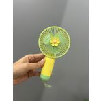 Mini Sevimli Taşınabilir 3 Kademeli El Fanı Usb Soğutucu Vantilatör Sarı