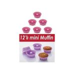 Mini Silikon Muffin Yanmaz Kek Kalıbı 12 Li